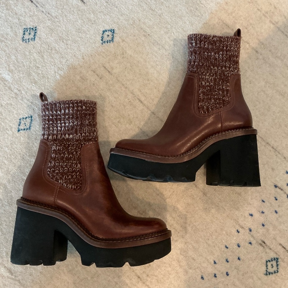Dolce Vita Drago boots in russet